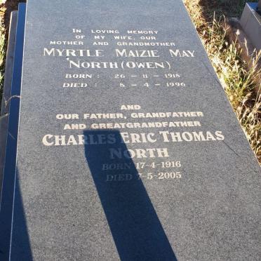 NORTH Charles Eric Thomas 1916-2005 &amp; Myrtle Maizie May OWEN 1918-1996