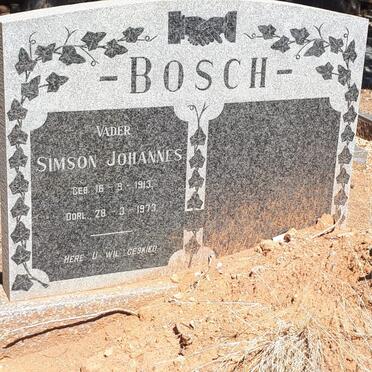 BOSCH Simson Johannes 1913-1973