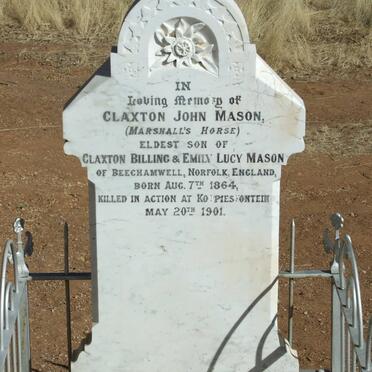 CLAXTON John Mason 1864-1901