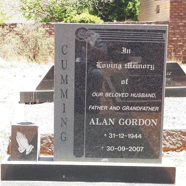 CUMMING Alan Gordon 1944-2007