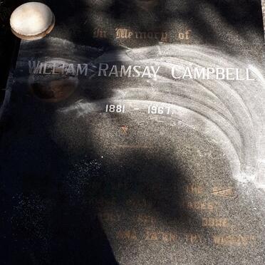 CAMPBELL William Ramsay 1881-1967