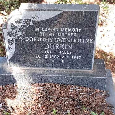 DORKIN Dorothy Gwendoline nee HALL 1902-1987