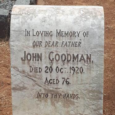 GOODMAN John -1920