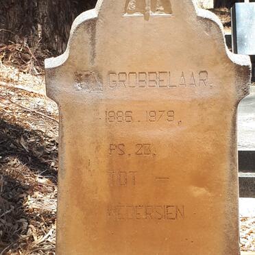 GROBBELAAR J.A. 1886-1979