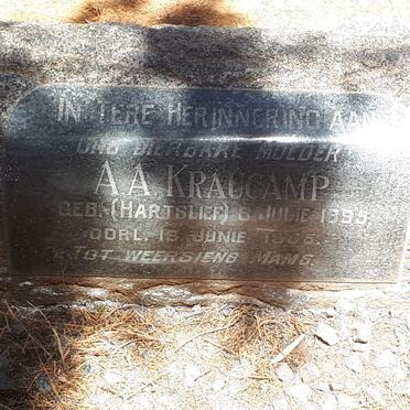 KRAUCAMP A.A. nee HARTSLIEF 1895-19??