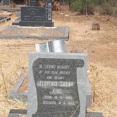 KING Florence Sarah 1885-1965