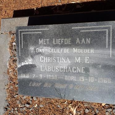 LABUSCHAGNE Christina M.E. 1890-1966