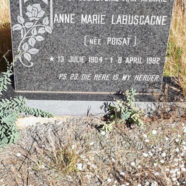LABUSCAGNE Anne Marié nee POISAT 1904-1982