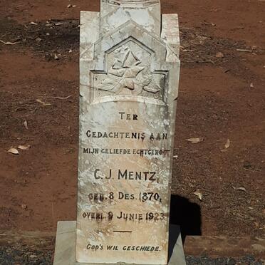 MENTZ C.J. 1870-1923