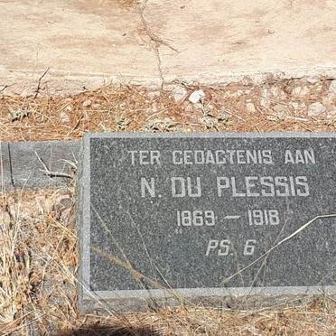 PLESSIS N., du 1869-1918