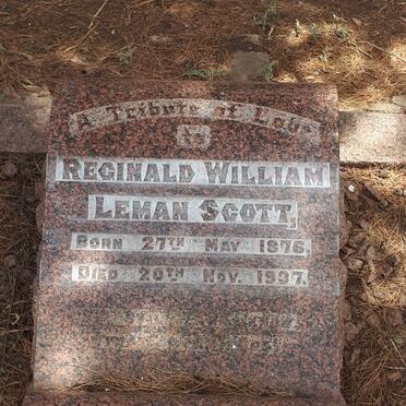 SCOTT Reginald William Leman 1876-1937