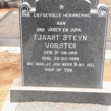 VORSTER Tjaart Steyn 1914-1999