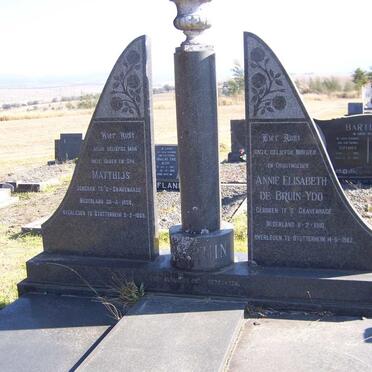 BRUIN Matthijs, De 1908-1968 &amp; Annie Elisabeth DE BRUIN-YDO 1910-1982