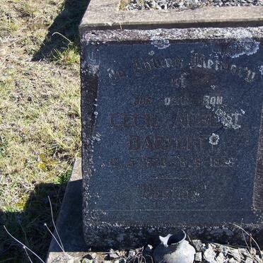 BARTLETT Cecil Albert 1923-1925