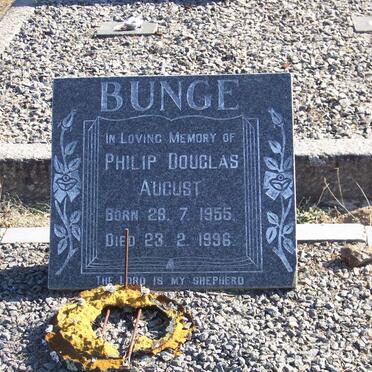 BUNGE Philip Douglas August 1955-1996