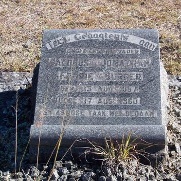 BURGER Jacobus Jonathan Fourie 1887-1960