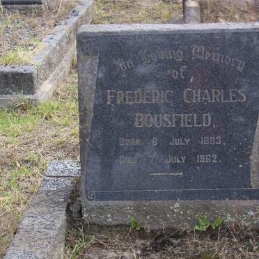 BOUSFIELD Frederic Charles 1883-1962