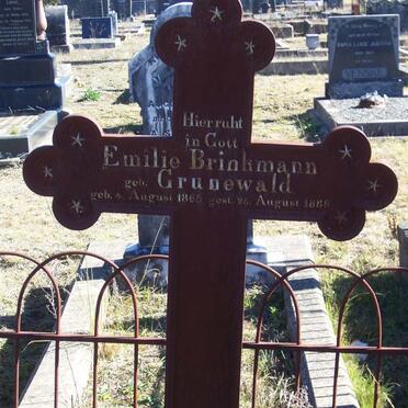 BRINKMANN Emilie nee GRUNEWALD 1865-1888