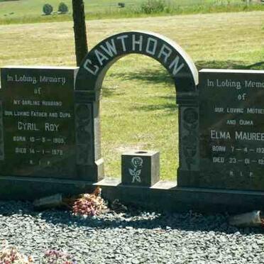 CAWTHORN Cyril Roy 1905-1978 &amp; Elma Maureen 1922-1991