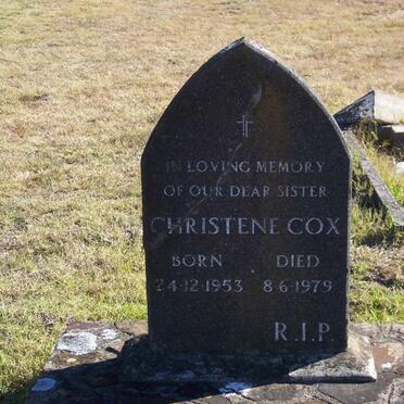 COX Christine 1953-1979