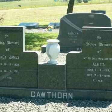 CAWTHORN Sidney James 1920-1981 &amp; Aletta 1913-1979