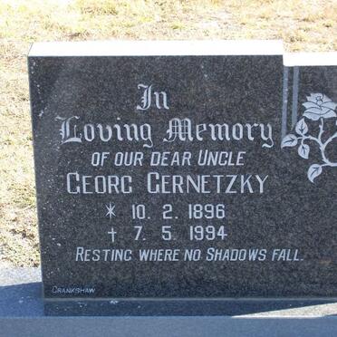 GERNETZKE Georg 1896-1994