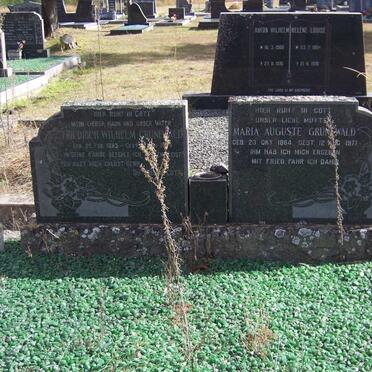 GRUNEWALD Friedrich Wilhelm 1885-19?4 &amp; Maria Auguste 1884-1977
