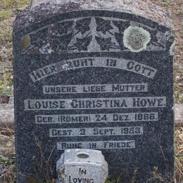 HOWE Louise Christina 1866-1953