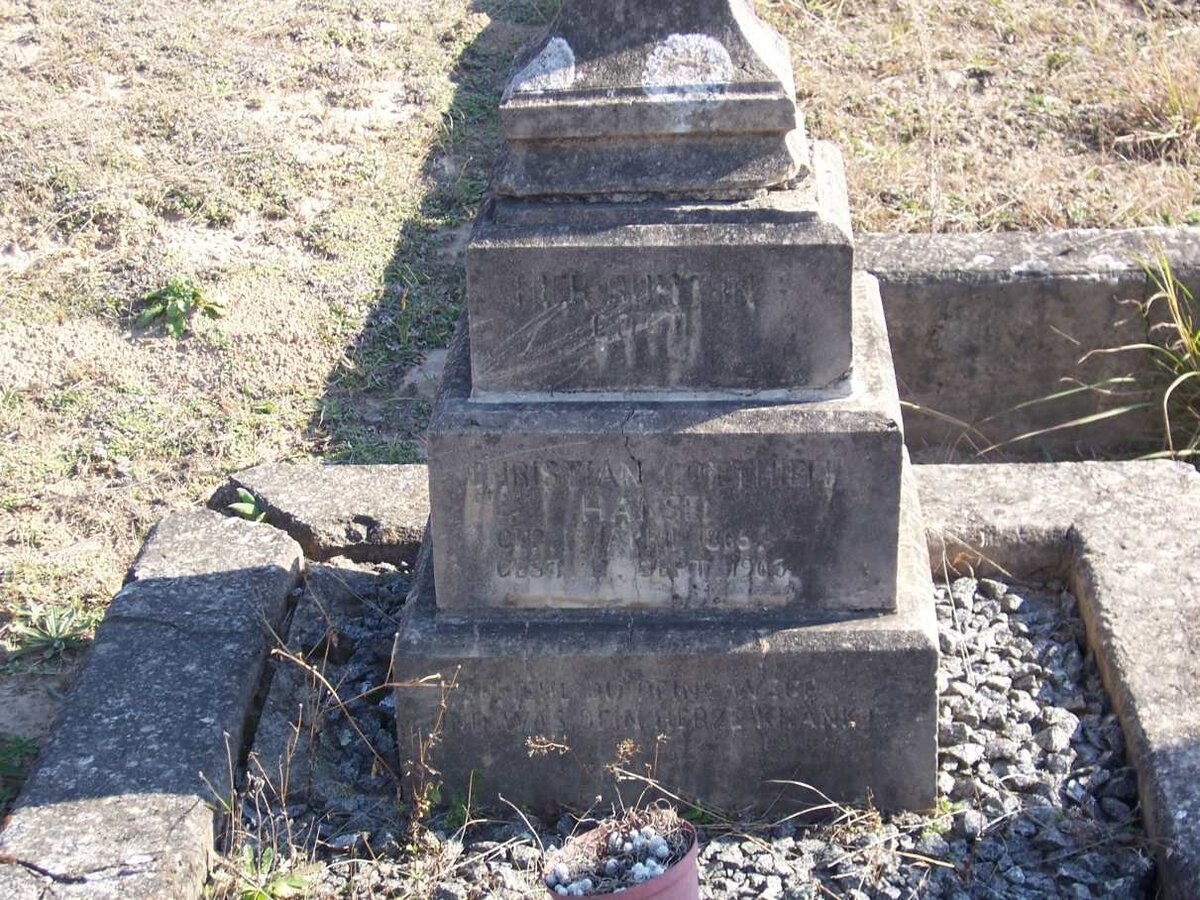 HANSEL Christian Michiel 1865-1905