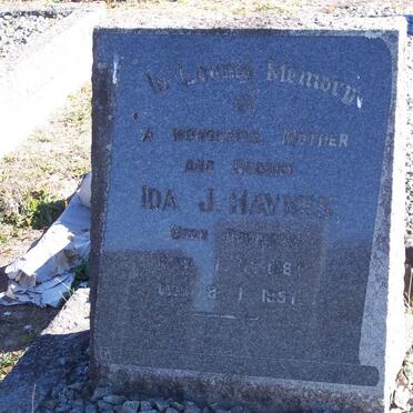HAYNES Ida J. nee Da? 1884-1957