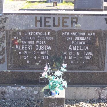 HEUER Albert Gustav 1897-1978 &amp; Amelia 1906-1982