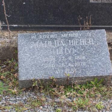 HIEBER Matilda 1888-1978