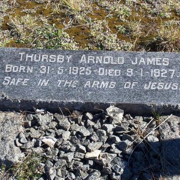 JAMES Thursby Arnold 1925-1927