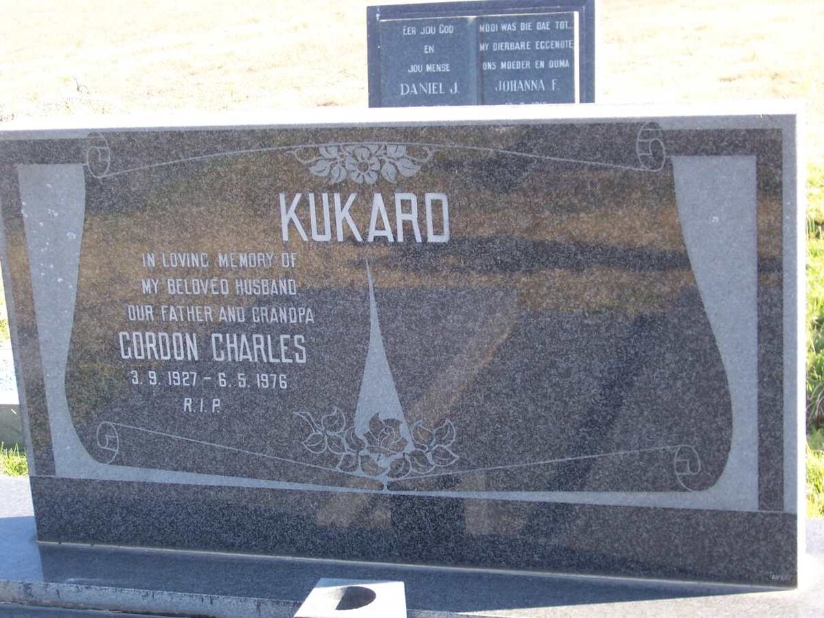 KUKARD Gordon Charles 1927-1976