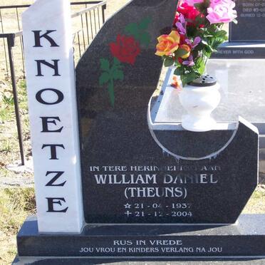 KNOETZE William Daniel 1937-2004