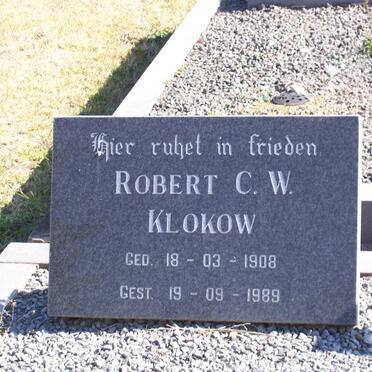 KLOKOW Robert C. W. 1908-1989