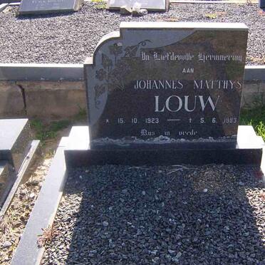 LOUW Johannes Matthys 1923-1983