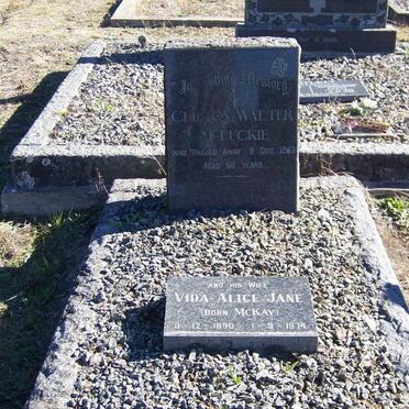 McLUCKIE Clifton Walter -1953 &amp; Vida Alice Jane McKAY 1890-1974