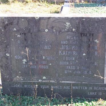 MUIR Sampson King 1895-1969 &amp; Josephine Lina Katherine MULLER 1888-1970