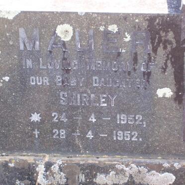 MAUER Shirley 1952-1952