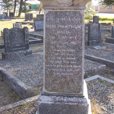 MÜLLER Marie Emilie Pauline 1857-1923