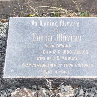MURRAY Louisa nee DEWING -1950