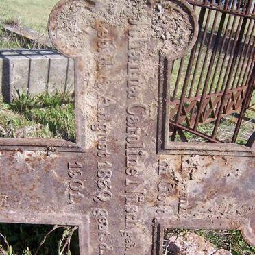 NUSCH Johanna Caroline nee BEBENROTH 1850-1901