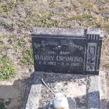 ORSMOND Barry 1962-1962