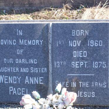 PAGEL Wendy Anne 1960-1975