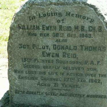 REID William Ewen -1943 :: REID Donald Thomas Ewen -1942