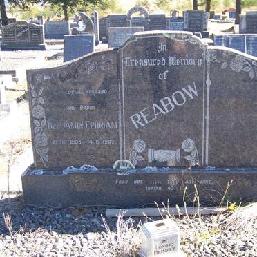 REABOW Benjamin Ephriam 1909-1962