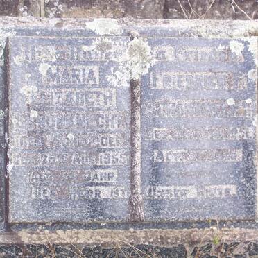 SCHONKNECHT Friedrich F. -1956 &amp; Maria Elizabeth SCHLODDER -1955