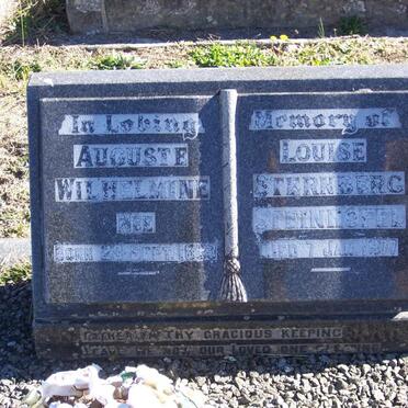 STERNBERG Auguste Louise Wilhelmine nee STEINHOFEL 1889-1977