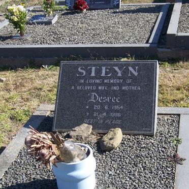 STEYN Desree 1954-1986